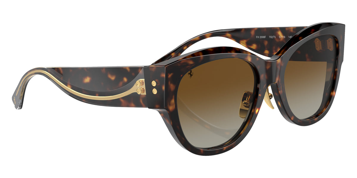 Ferrari® FH2008F Sunglasses - Havana/Brown Gradient Polar
