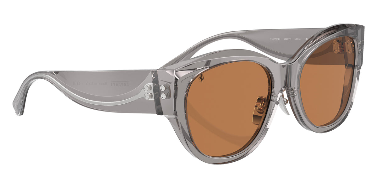 Ferrari® FH2008F Sunglasses - Transparent Grey/Brown