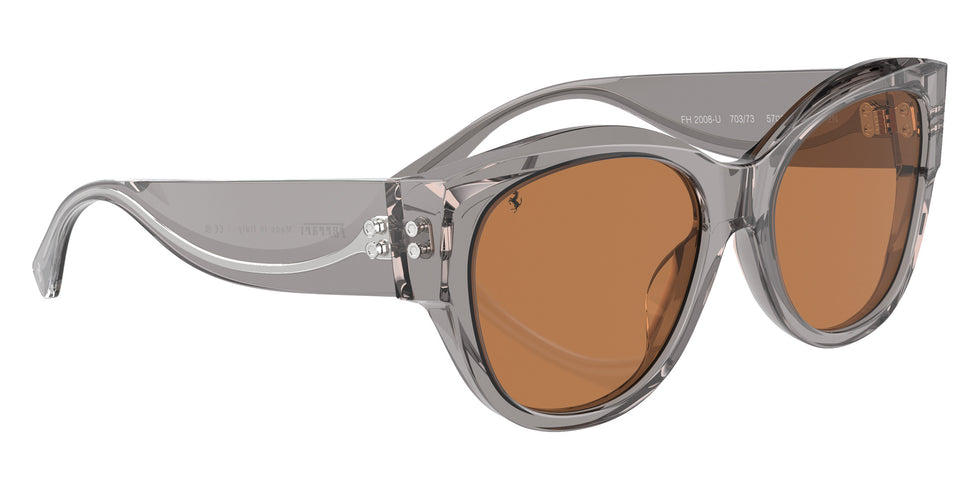 Ferrari® FH2008U Sunglasses - Transparent Grey/Brown