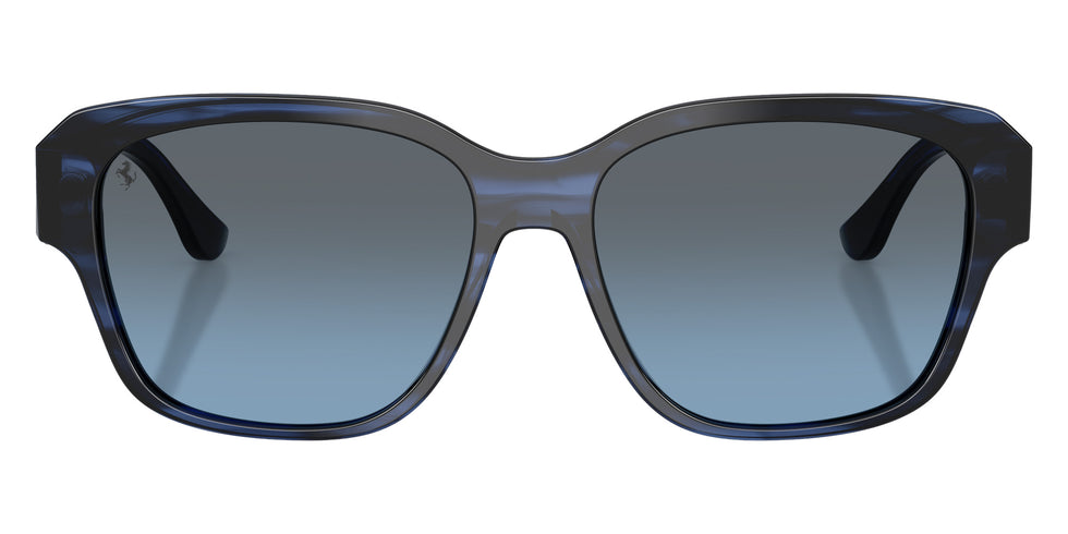 Ferrari® FH2016D Sunglasses - Striped Blue/Polarized Blue Gradient