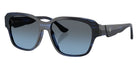 Ferrari® FH2016D Sunglasses - Striped Blue/Polarized Blue Gradient