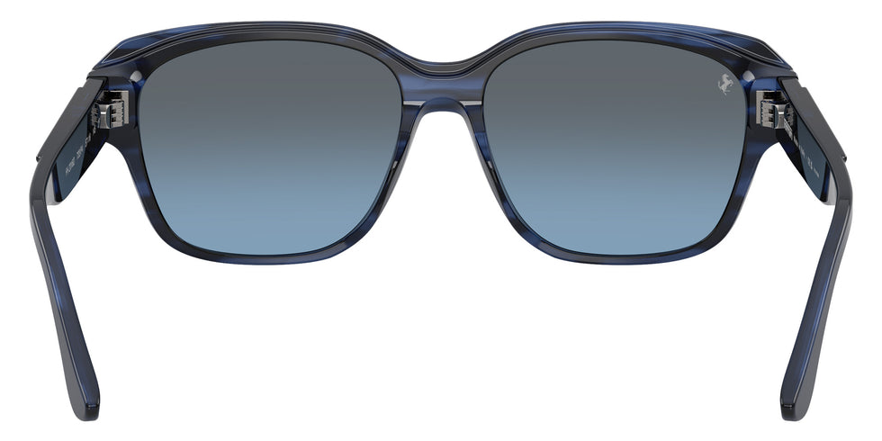 Ferrari® FH2016D Sunglasses - Striped Blue/Polarized Blue Gradient