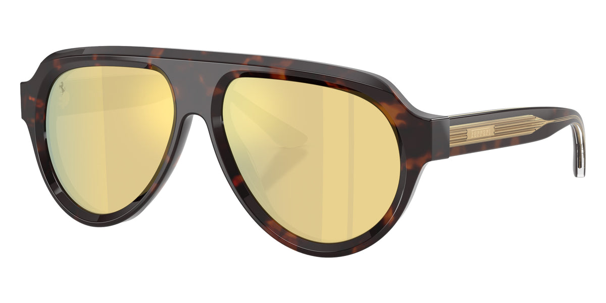 Ferrari® FH2019U Sunglasses - Brown Tortoise/Brown Mirror Gold