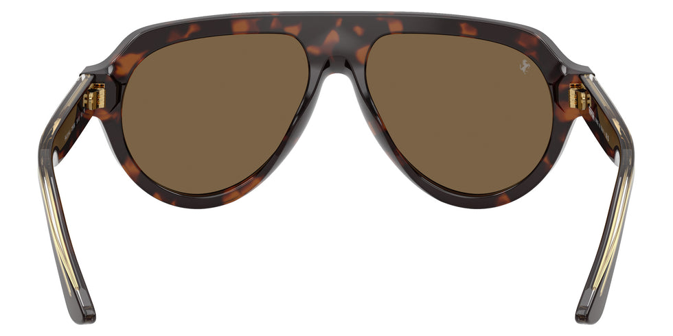 Ferrari® FH2019U Sunglasses - Brown Tortoise/Brown Mirror Gold