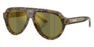Ferrari® FH2019U Sunglasses - Brown Tortoise/Green Mirror Gold