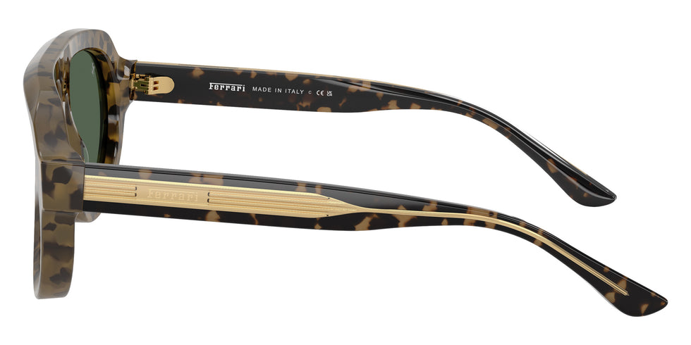 Ferrari® FH2019U Sunglasses - Brown Tortoise/Green Mirror Gold