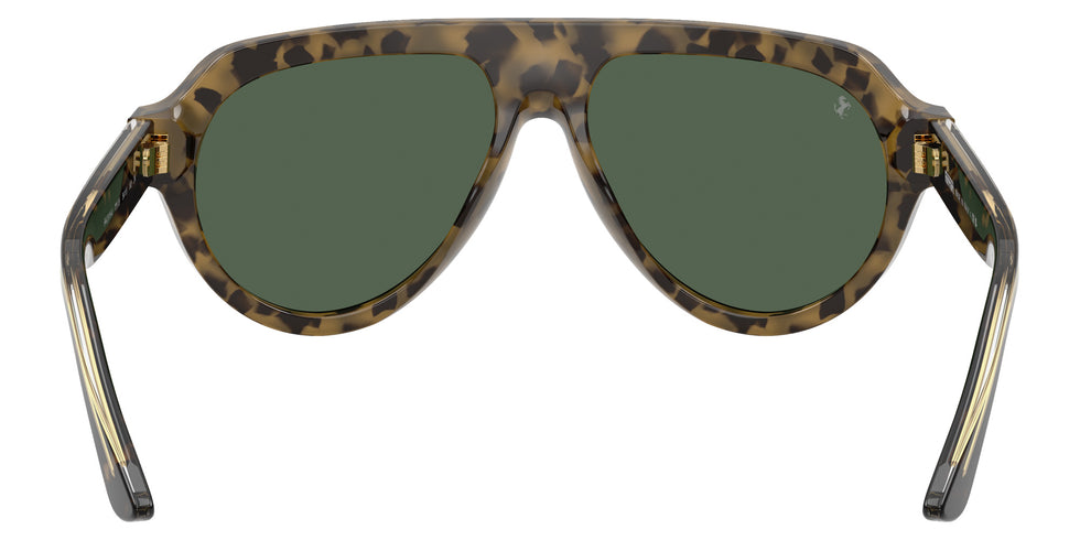Ferrari® FH2019U Sunglasses - Brown Tortoise/Green Mirror Gold