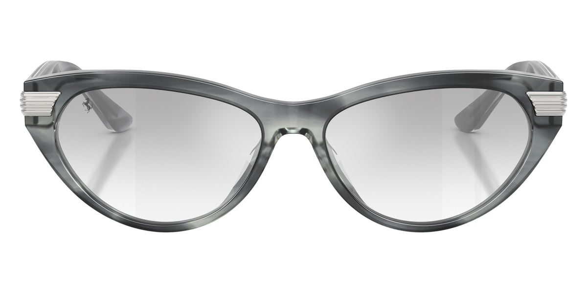 Ferrari® FH2020U Sunglasses - Striped Blue/Clear Mirror Gradient Grey