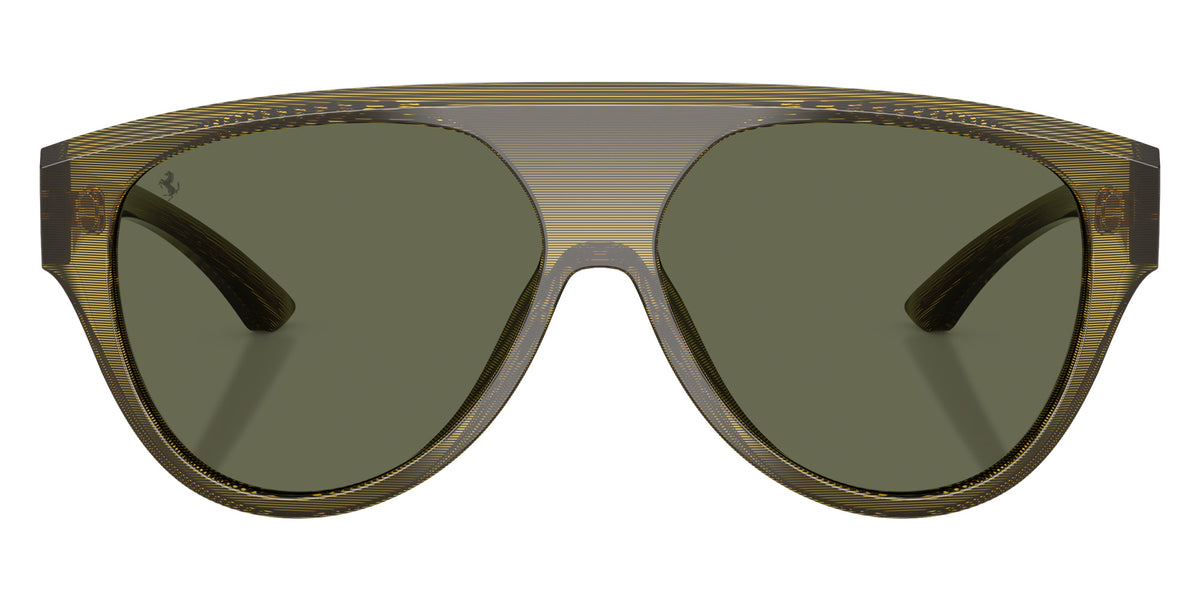 Ferrari® FH2024U Sunglasses - Striped Green/Polarized Green