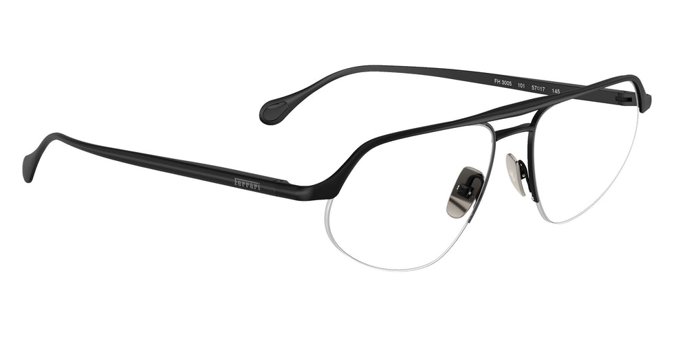 Ferrari® FH3005 Eyeglasses - Matte Black
