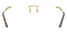 Ferrari® FH3016D Eyeglasses - Pale Gold