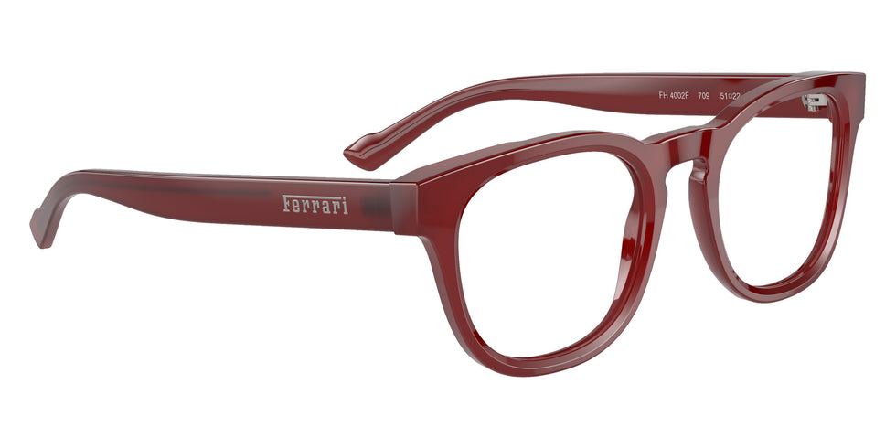 Ferrari® FH4002F Eyeglasses - Transparent Red