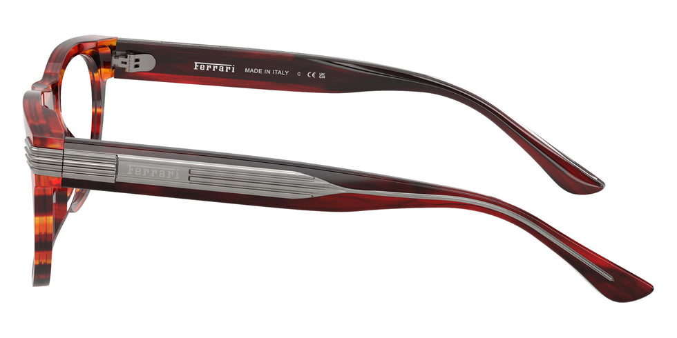 Ferrari® FH4011U Eyeglasses - Striped Brown