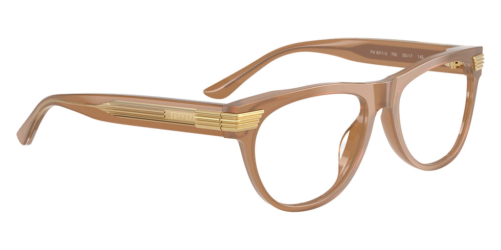 Ferrari® FH4011U Eyeglasses - Light Brown Pearl