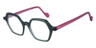NaoNed® Finiou NAO Finiou 2237 48 - Transparent Green / Pink Eyeglasses