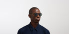 Mykita® FIR MYK FIR MH7 Pitch Black/Glossy Gold / Polarized Pro Green 15 47 - MH7 Pitch Black/Glossy Gold / Polarized Pro Green 15 Sunglasses