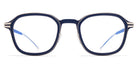 Mykita® FIR MYK FIR MHL3-Navy/Shiny Silver/Yale Bl 47 - MHL3-Navy/Shiny Silver/Yale Bl Eyeglasses