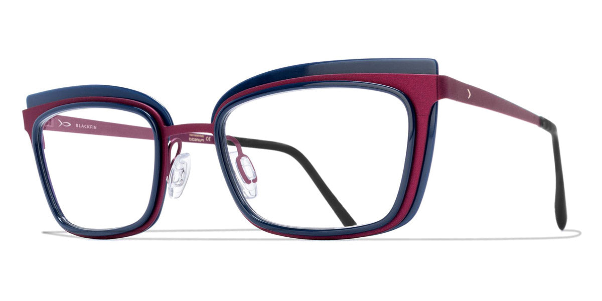 Blackfin® FLAMINGO BEACH BLF FLAMINGO BEACH 1089 52 - Red/Navy Blue Acetate Eyeglasses
