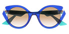 Face A Face® FLASH 1 FAF FLASH 1 1682 48 - Ultra Blue Transparent (1682) Sunglasses