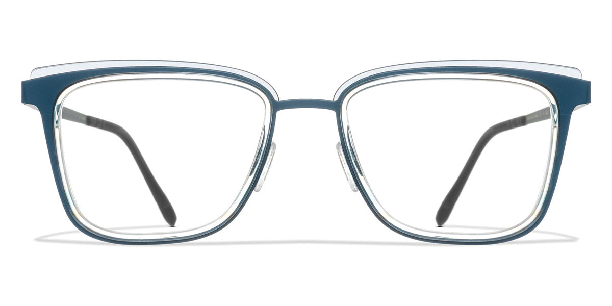 Blackfin® FLOWER CAVE BLF FLOWER CAVE 1145 50 - Green/Streaked Green-Brown Acetate Eyeglasses