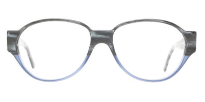 Henau® Forro H FORRO G89S 55 - Gray Horn Transparant Blue G89S Eyeglasses