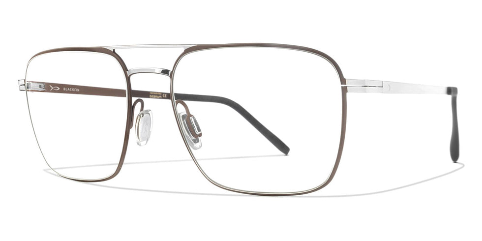 Blackfin® FRESNO BLF FRESNO 1310 55 - Brown/Silver Eyeglasses