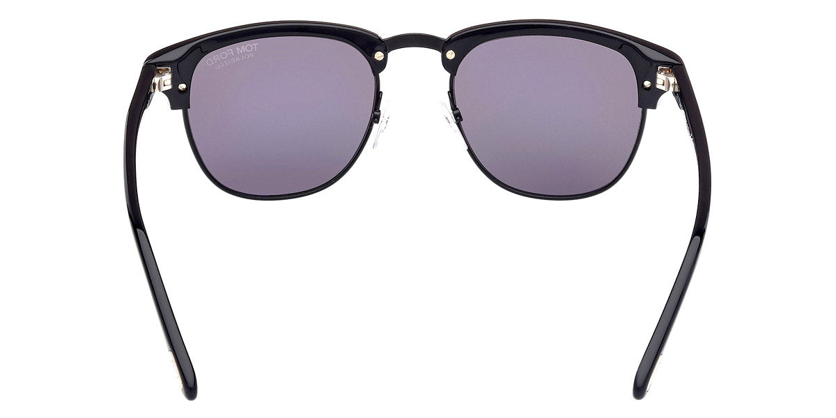 Tom Ford® Henry FT0248 FT0248 01D 53 - Shiny Black / Smoke Polarized Sunglasses