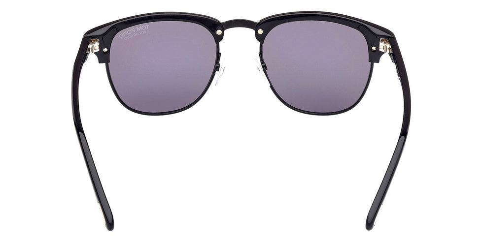 Tom Ford® Henry FT0248 FT0248 01D 53 - Shiny Black / Smoke Polarized Sunglasses