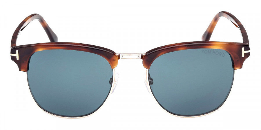 Tom Ford® Henry FT0248 FT0248 53V 53 - Blonde Havana / Blue Sunglasses