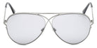 Tom Ford® FT0488-P FT0488-P 14C 59 - 14C Shiny Light Ruthenium / Smoke Mirrored Photochromic Sunglasses