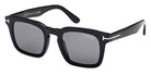 Tom Ford® FT0751 Dax FT0751 Dax 01D 50 - 01D - Shiny Black / Shiny Black Sunglasses