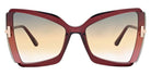 Tom Ford® FT0766 Gia FT0766 Gia 69T 63 - 69T - Shiny Bordeaux Sunglasses