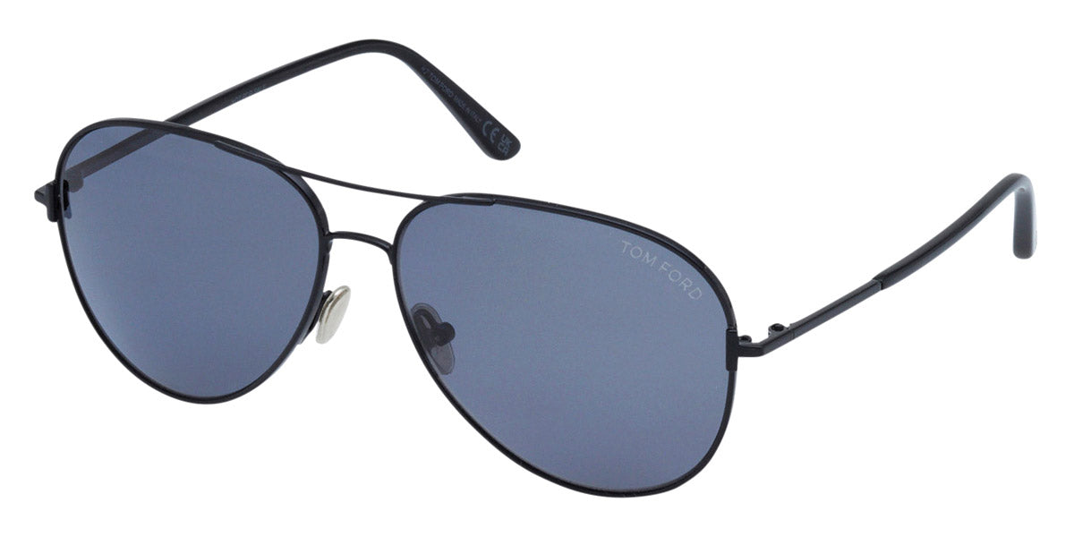 Tom Ford® FT0823 Clark FT0823 Clark 01D 59 - 01D - Shiny Black / Shiny Black Sunglasses