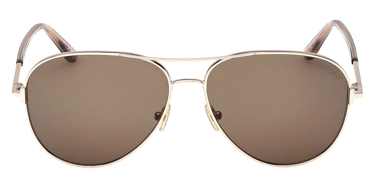 Tom Ford® FT0823 Clark FT0823 Clark 28H 59 - 28H - Shiny Rose Gold / Shiny Rose Gold Sunglasses