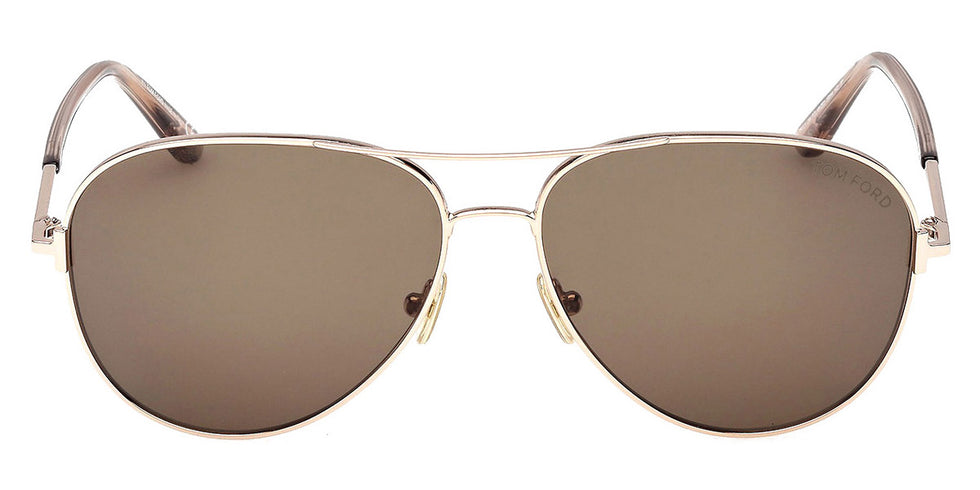 Tom Ford® FT0823 Clark FT0823 Clark 28H 59 - 28H - Shiny Rose Gold / Shiny Rose Gold Sunglasses