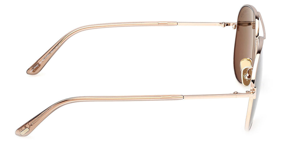 Tom Ford® FT0823 Clark FT0823 Clark 28H 59 - 28H - Shiny Rose Gold / Shiny Rose Gold Sunglasses