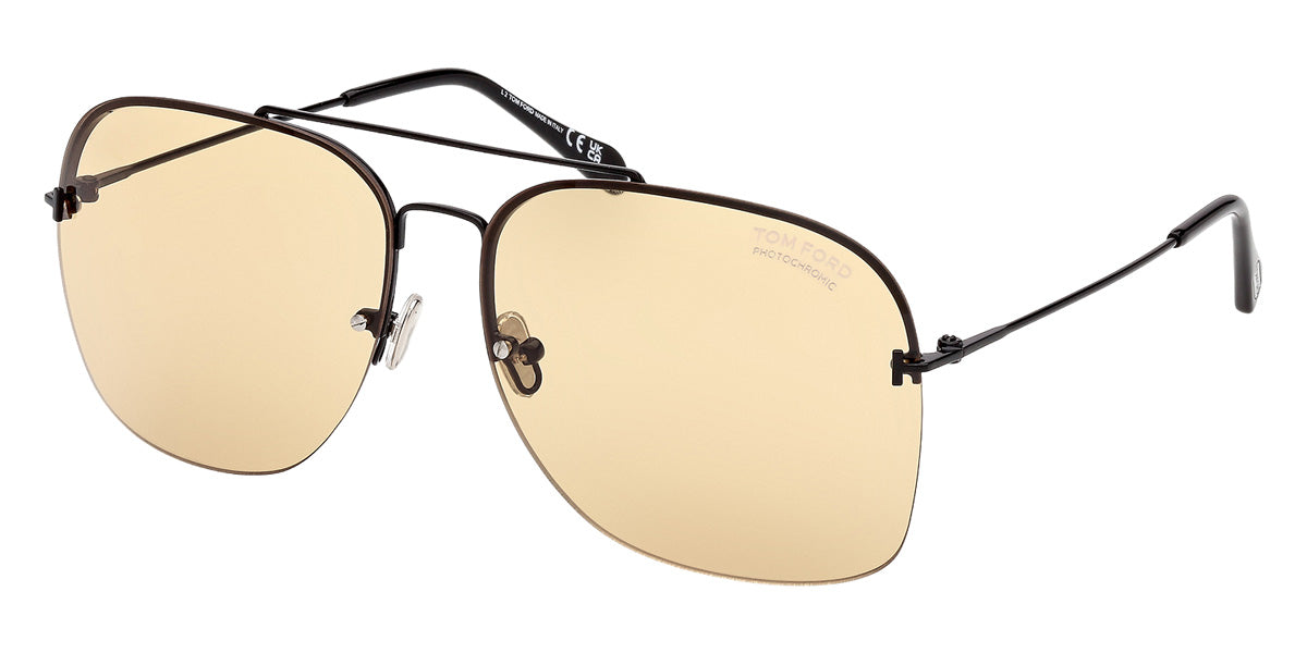 Tom Ford® FT0883 Sunglasses FT0883 01E 64 - 01E - Shiny Black/Shiny Black