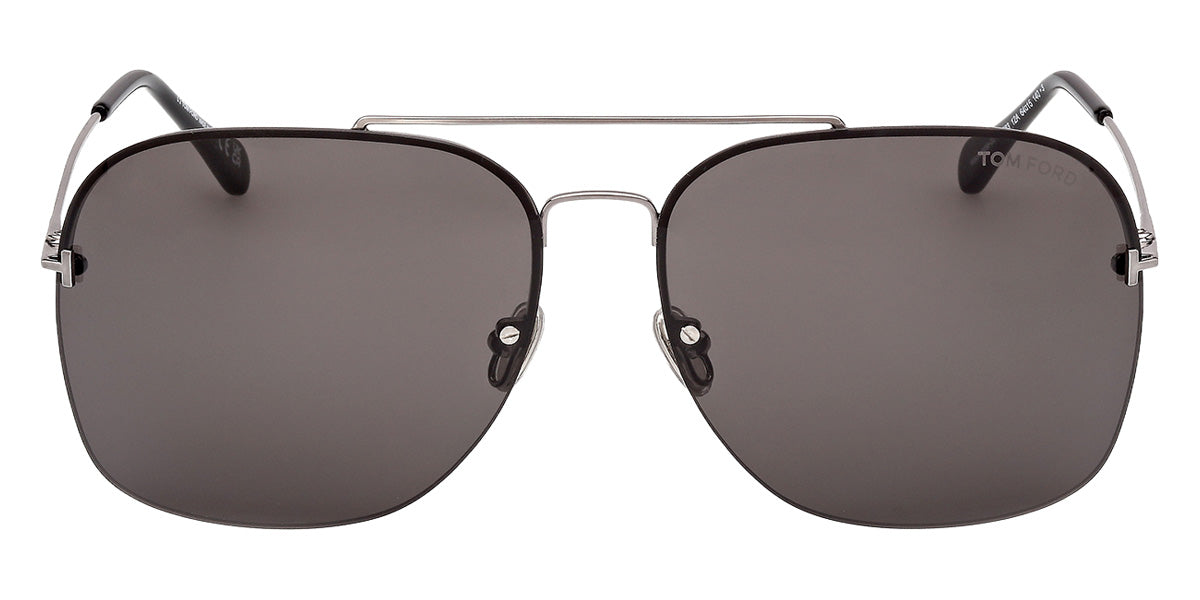 Tom Ford® FT0883 Sunglasses FT0883 12A 64 - 12A - Shiny Dark Ruthenium/Shiny Dark Ruthenium