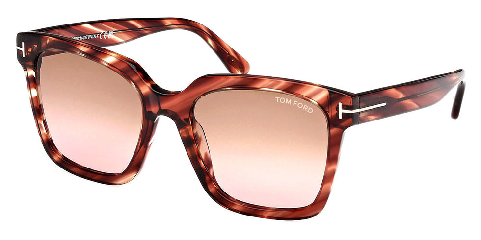 Tom Ford® FT0952 Selby FT0952 Selby 54F 55 - 54F - Red Havana / Red Havana Sunglasses