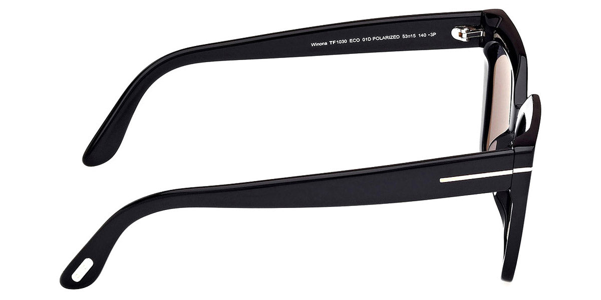 Tom Ford® FT1030 Winona FT1030 Winona 01D 53 - 01D - Shiny Black / Shiny Black Sunglasses