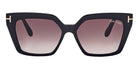 Tom Ford® FT1030 Winona FT1030 Winona 01Z 53 - 01Z - Shiny Black / Shiny Black Sunglasses