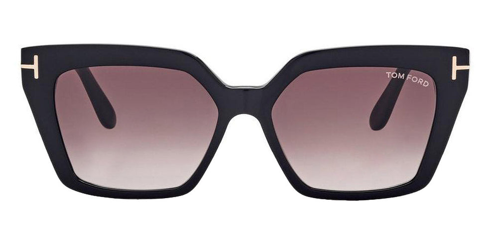 Tom Ford® FT1030 Winona FT1030 Winona 01Z 53 - 01Z - Shiny Black / Shiny Black Sunglasses