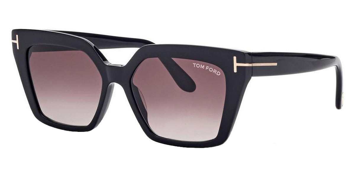 Tom Ford® FT1030 Winona FT1030 Winona 01Z 53 - 01Z - Shiny Black / Shiny Black Sunglasses