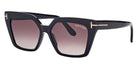 Tom Ford® FT1030 Winona FT1030 Winona 01Z 53 - 01Z - Shiny Black / Shiny Black Sunglasses