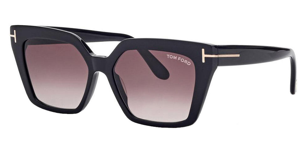 Tom Ford® FT1030 Winona FT1030 Winona 01Z 53 - 01Z - Shiny Black / Shiny Black Sunglasses