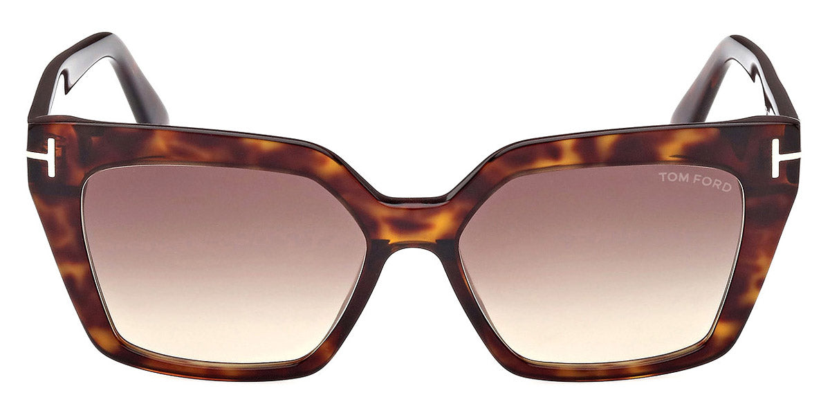 Tom Ford® FT1030 Winona FT1030 Winona 52F 53 - 52F - Dark Havana / Dark Havana Sunglasses