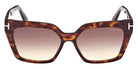 Tom Ford® FT1030 Winona FT1030 Winona 52F 53 - 52F - Dark Havana / Dark Havana Sunglasses