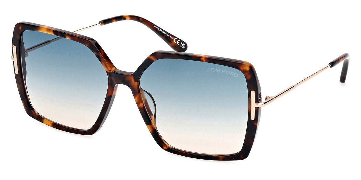 Tom Ford® FT1039 Joanna FT1039 Joanna 52P 59 - 52P - Dark Havana / Dark Havana Sunglasses