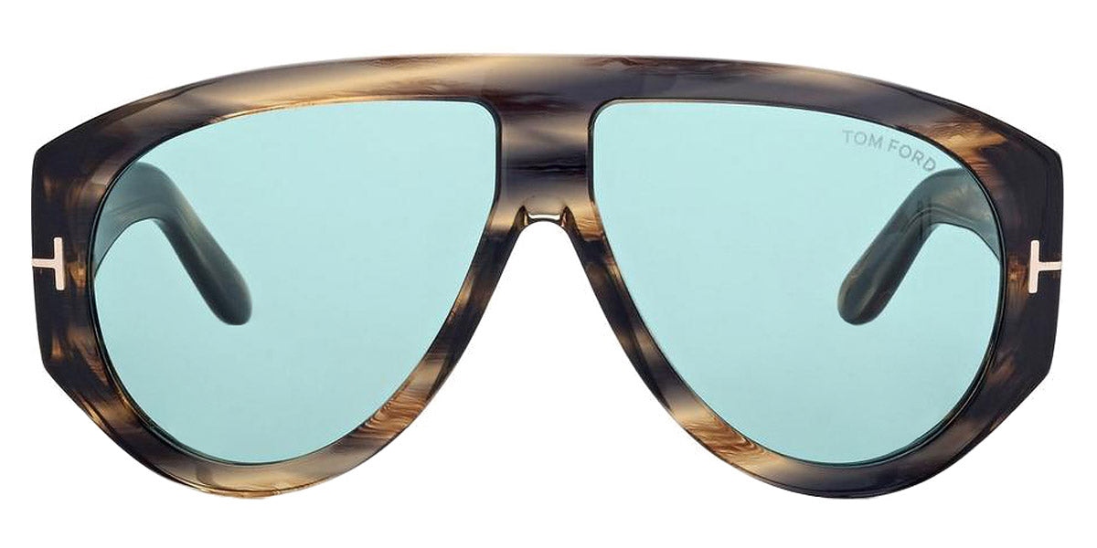Tom Ford® FT1044 Bronson FT1044 Bronson 56V 60 - 56V - Light Brown/Striped / Light Brown/Striped Sunglasses