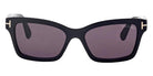 Tom Ford® FT1085 MIKEL FT1085 MIKEL 01A 54 - 01A - Shiny Black / Shiny Black Sunglasses